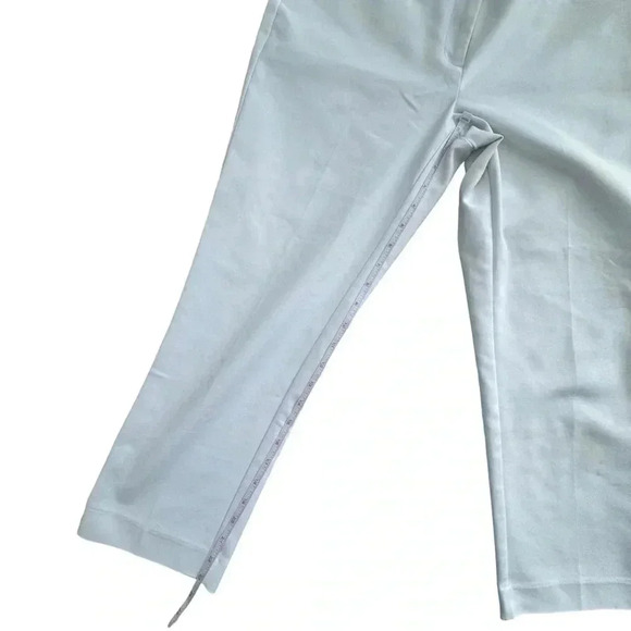New York and Company Women's Size 6 White 3 quarter Capri Pants business causal - Picture 11 of 11